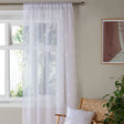 Zara Beige Sheer Voile Curtain Panel