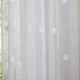 Zara Beige Sheer Voile Curtain Panel - Zara Voile Panel In White 3