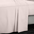 Bianca 400 Thread Count Cotton Sateen Flat Sheet - Blush