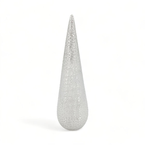 Gaia Silver Cone Sculpture