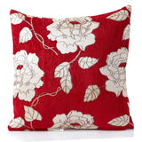 Chenille Rose Cushion Cover / Filled Cushion Collection by Alan Symonds