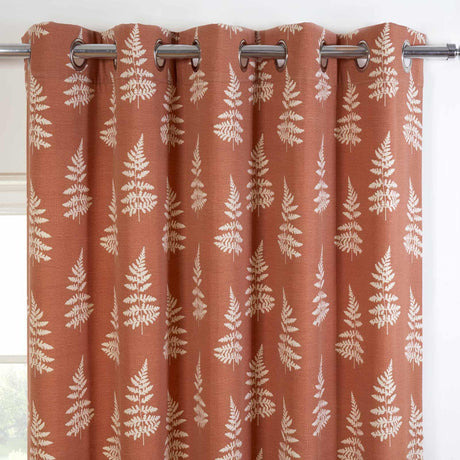 Esher Fern Eyelet Curtains by Sundour