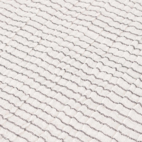 Skye Sherpa Throw Natural + Ink by Yard