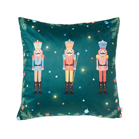 Catherine Lansfield Christmas Nutcracker Light Up Filled Cushion 4