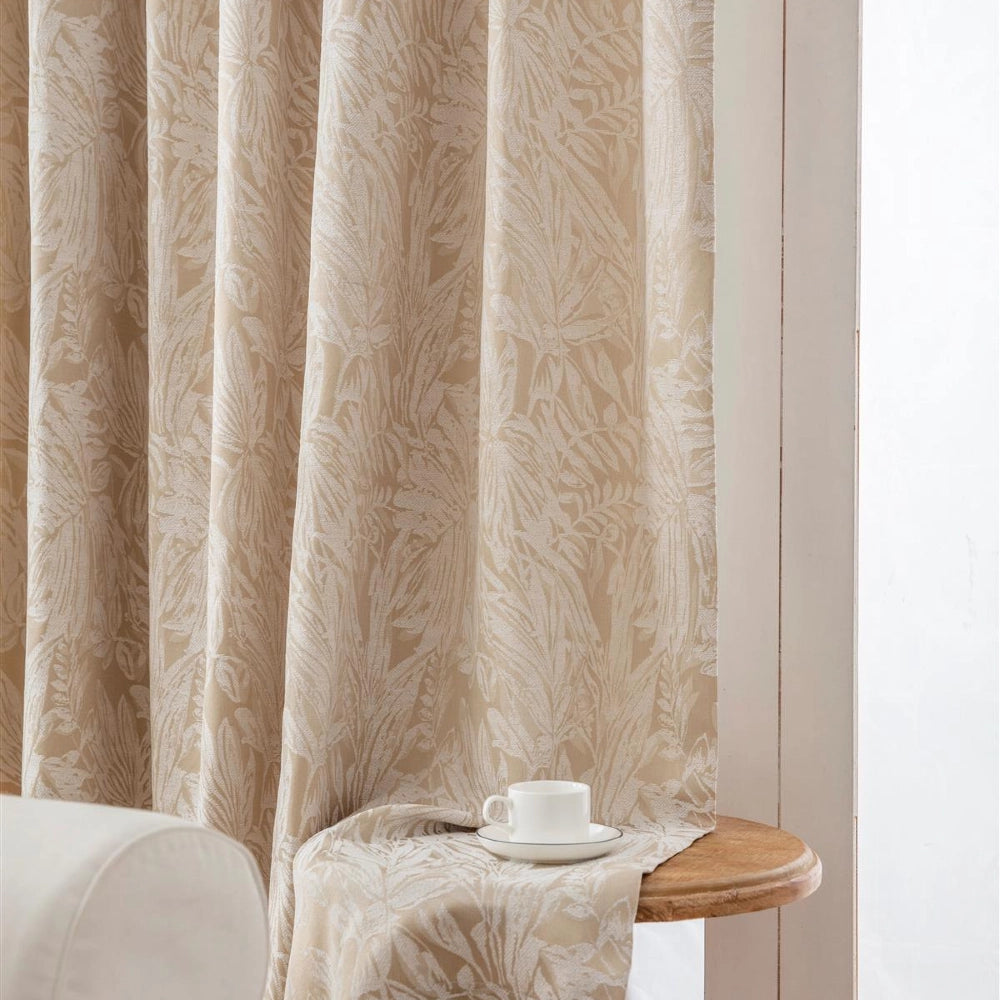 Botanic Lined Tape Top Pencil Pleat Curtains by Alan Symonds