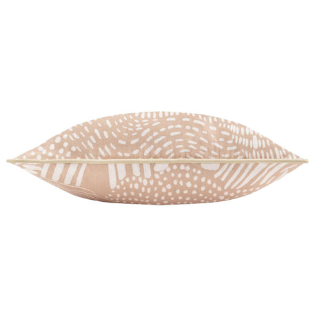 Nola Abstract Piped Cushion Cover 18" x 18" by Evans Lichfield