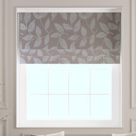 Paros Mocha Made To Measure Roman Blind by Style Furnishings