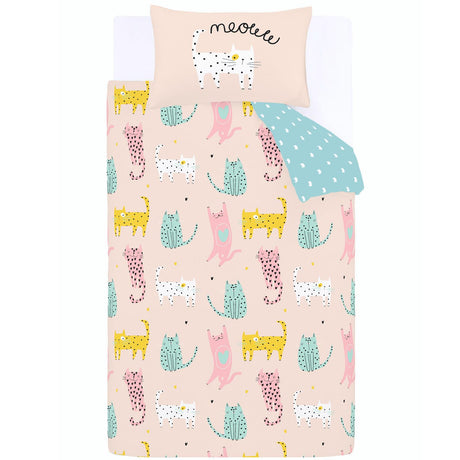 Catherine Lansfield Cute Cats Duvet Cover Set Kids Bedding 5