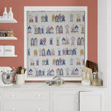 Beach Hut Antique Made To Measure Roman Blind by Style Furnishings