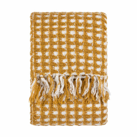 Toasty Waffle Throw Blanket 130cm x 170cm by furn.