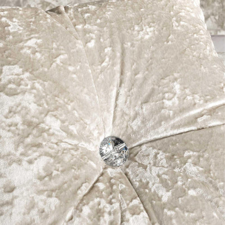 Crushed Velvet Diamante Filled Cushion 18" x 18" (45cm x 45cm) by Catherine Lansfield