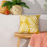 Tocorico Mustard Outdoor Cushion Cover 17" x 17" by furn.