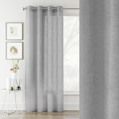 Crete Eyelet Voile Curtain Panel by Enhanced Living