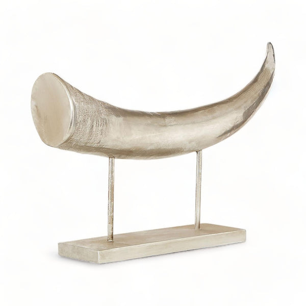Busby Silver Horn Ornament