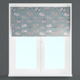 Baa Baa Duck Egg Made To Measure Roman Blind by Style Furnishings