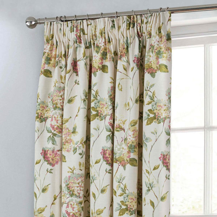Abbeystead Tape Top Curtains Natural - Ideal