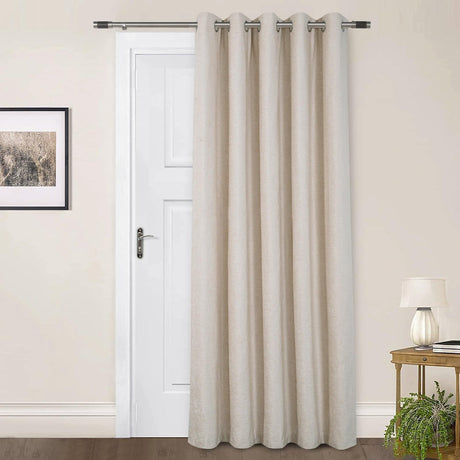 Amberley Thermal Door Curtain - Natural