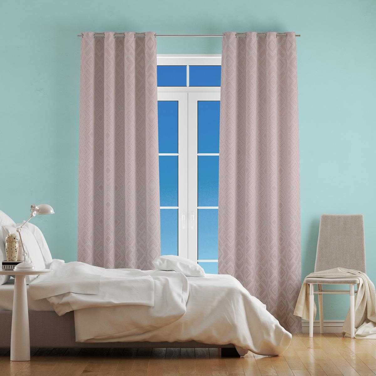 Parapet Blush Made To Measure Curtains by Style Furnishings