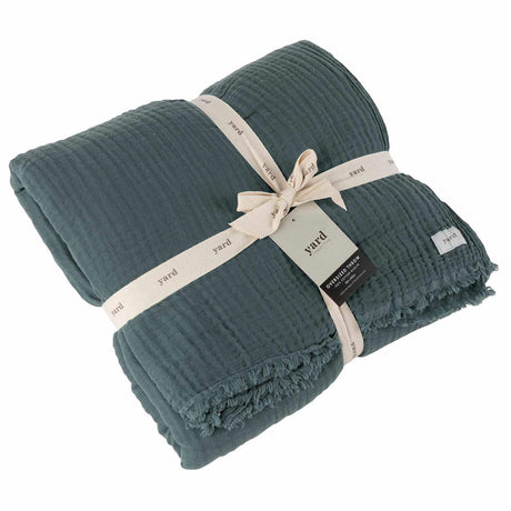 Lark Muslin Cotton Throw Blanket by Yard