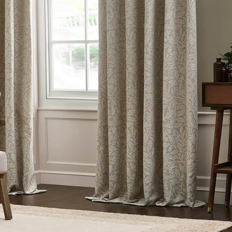Acorn Tonal Linen Thermal Dimout Pencil Pleat Curtains - additional product view 3