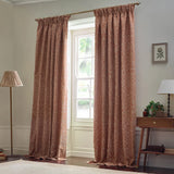 Acorn Tonal Brick Thermal Dimout Pencil Pleat Curtains - additional product view 6
