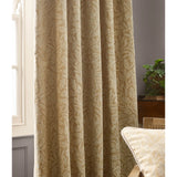 Acorn Tonal Saffron Thermal Dimout Pencil Pleat Curtains - additional product view 4