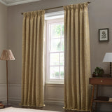 Acorn Tonal Saffron Thermal Dimout Pencil Pleat Curtains - additional product view 6