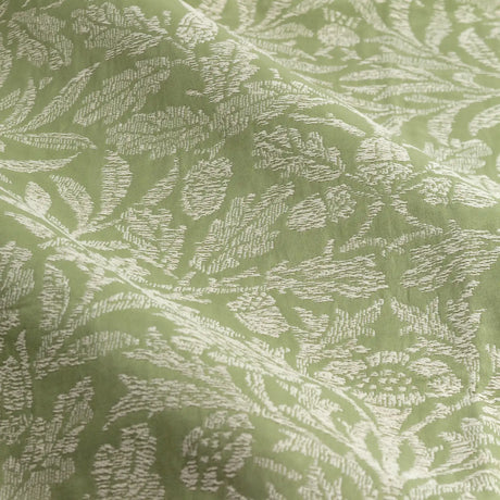 Acorn Tonal Sage Thermal Dimout Pencil Pleat Curtains - additional product view 5