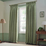 Acorn Tonal Sage Thermal Dimout Pencil Pleat Curtains - additional product view 6