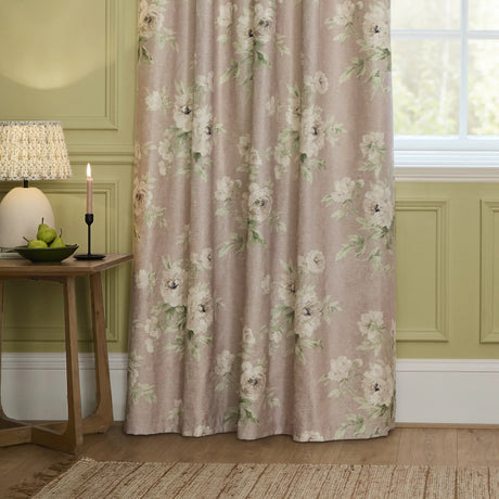 Adele Lined Rose Thermal Dimout Pencil Pleat Curtains - additional product view 3