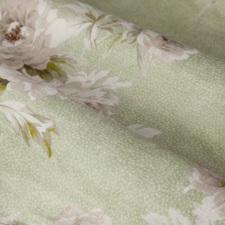 Adele Lined Sage Thermal Dimout Pencil Pleat Curtains - additional product view 4