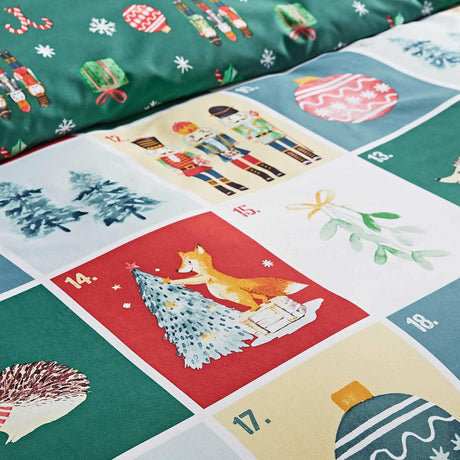 Catherine Lansfield Christmas Advent Calendar Duvet Cover Set 4