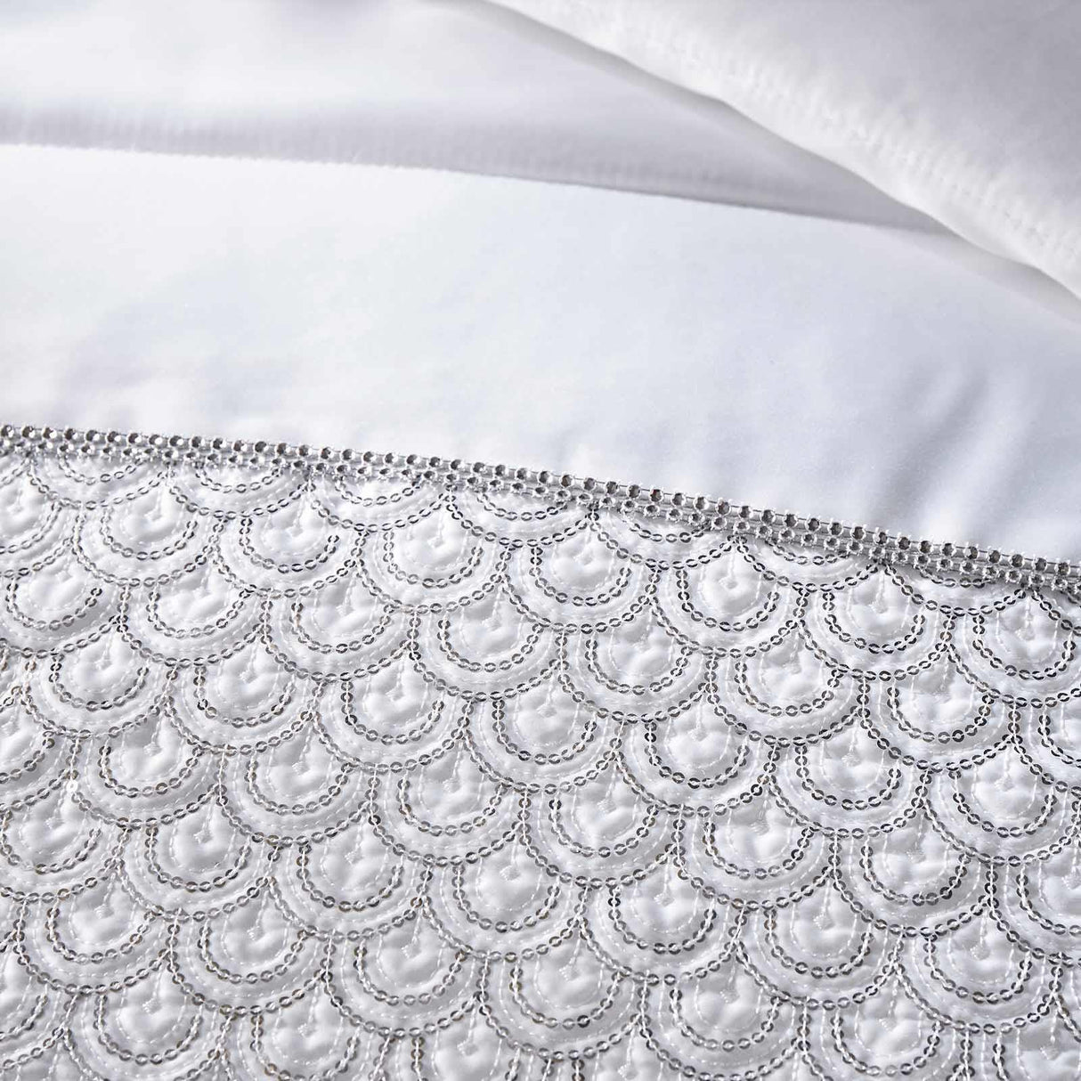 Deco Sequin Bedspread 240cm x 260cm by Catherine Lansfield