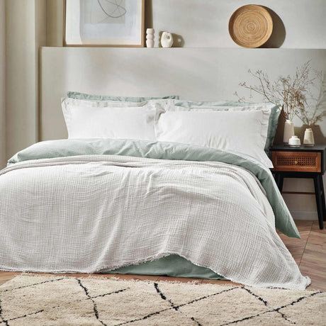 Lark Muslin Cotton Throw Blanket by Yard