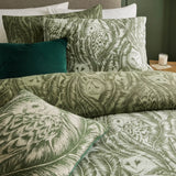 Albus Forest Green Duvet Cover Bedding Set - additional product view 1
