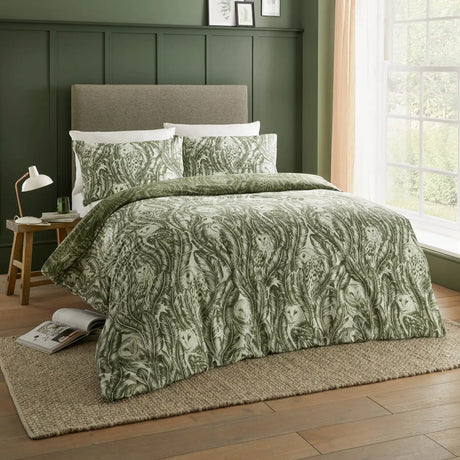 Albus Forest Green Duvet Cover Bedding Set - additional product view 3