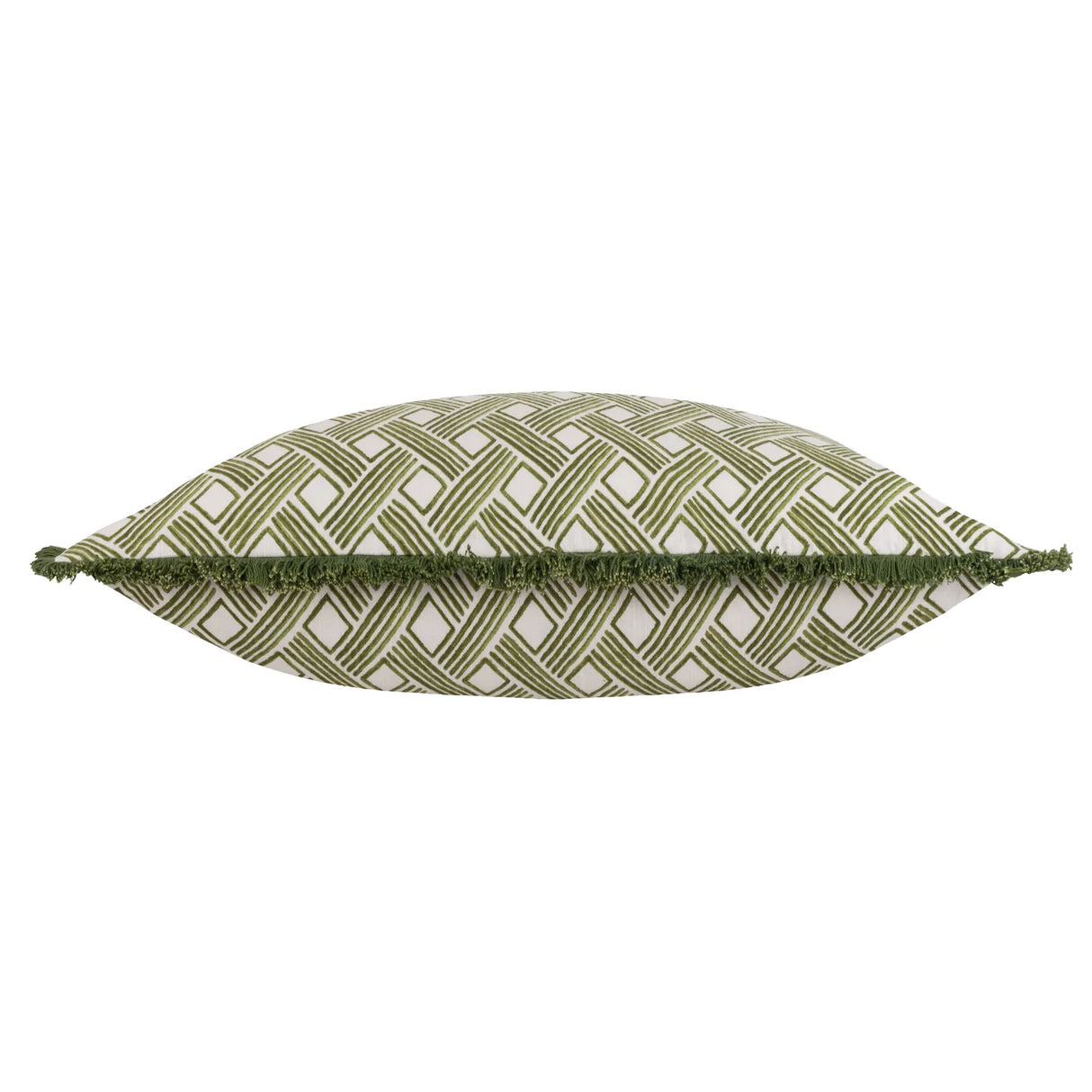 Alexa Geometric Cushion Cover Olive 30 x 60cm - image 3