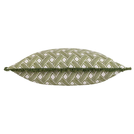 Alexa Geometric Cushion Cover Olive 30 x 60cm - image 3
