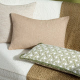 Alexa Geometric Cushion Cover Olive 30 x 60cm - image 5