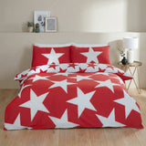 All Stars Duvet Cover Set - Red