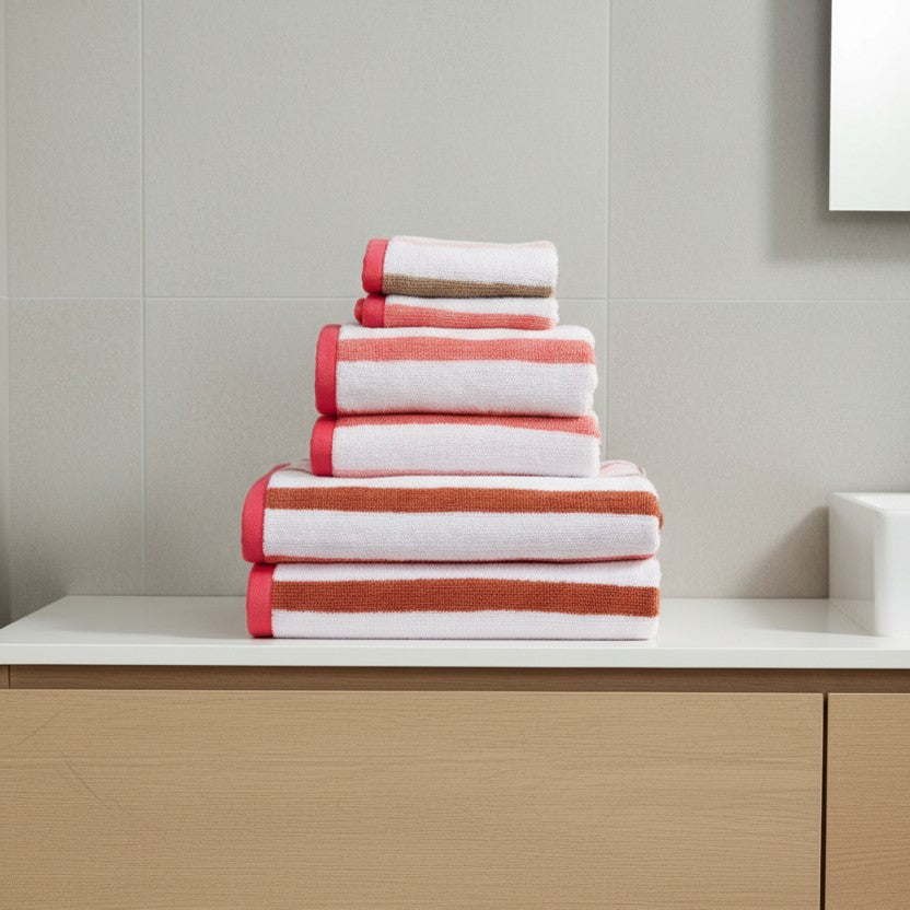 Amalfi 500gsm Pink 100% Cotton Towels