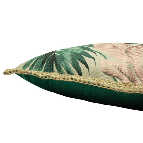 Amazonia Velvet Pink Cushion Cover 50cm x 50cm - additional product view 4