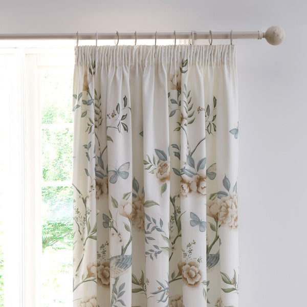 Amelle Tape Top Curtains Green - Ideal