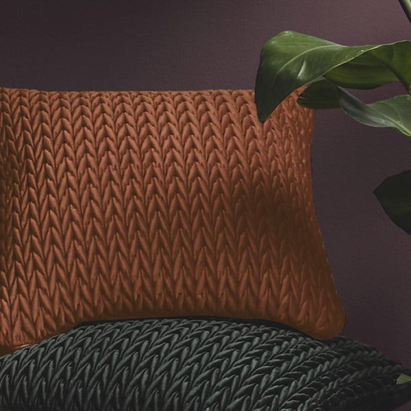 Amory Velvet Bronze Cushion Cover - Ideal