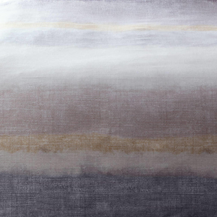 Anson Stripe Brushed Cotton Grey Duvet Cover Set - Ideal