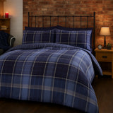 Argyle Blue Duvet Cover Bedding Set