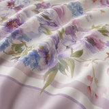 AI fabric close-up - Arley Floral Cotton Sateen Duvet Cover Set
