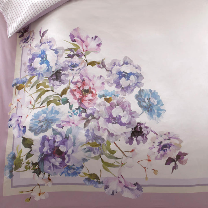 Arley Cotton Sateen Duvet Cover Set - Ideal