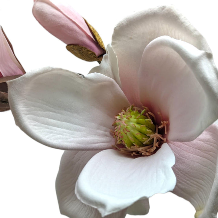 Artificial Magnolia Flower Stem Pink - Ideal