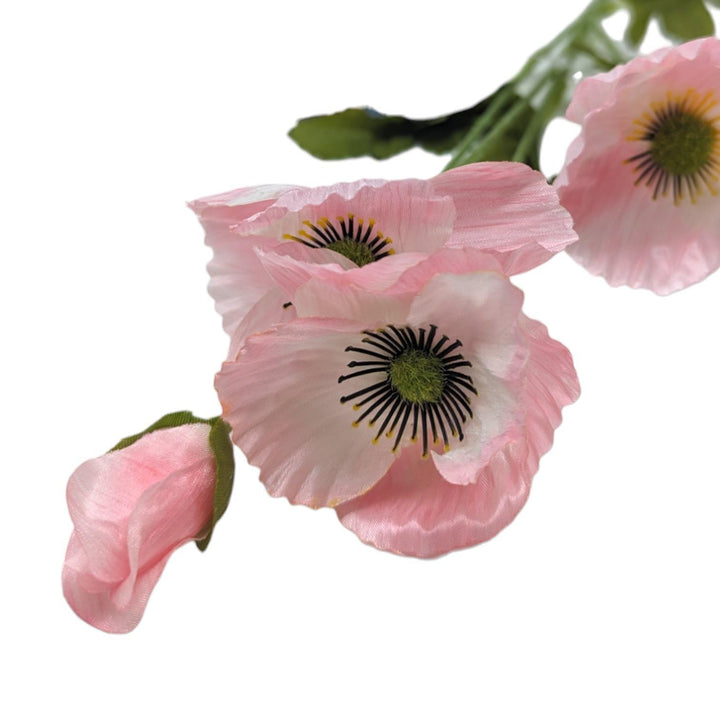 Artificial Poppy Stem Pink - Ideal